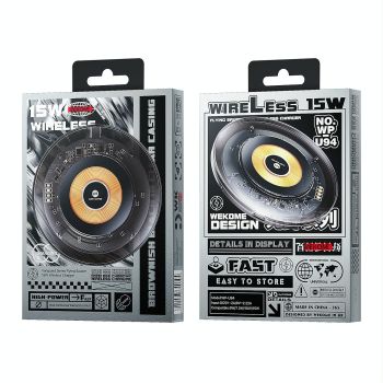 15W Desktop Wireless Charger Sleek Design