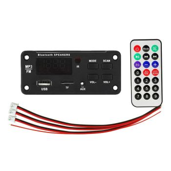 12V 50W Car Mp3 Player With Bluetooth Fm Call Recording - Jx-916Bt
