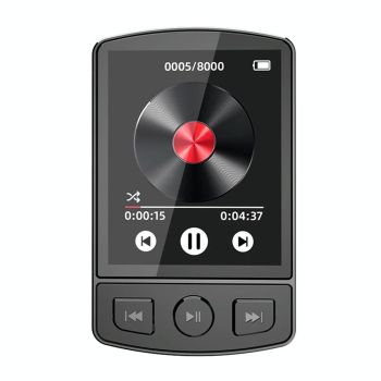 1.8 Inch Color Screen Mp3 / Mp4 Bluetooth Walkman With Back Clip - 128Gb