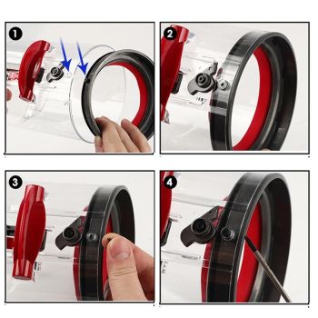 Vacuum Cleaner Dust Bin Sealing Ring for Dyson V10 V12 - Replacement Accessory