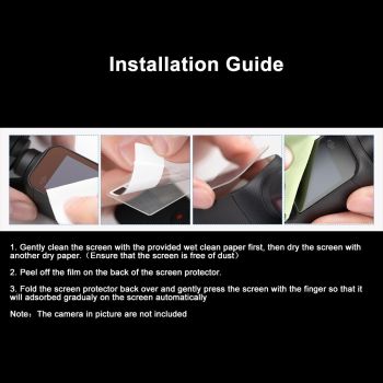 9h Tempered Glass Screen Protector for Dji Pocket Gimbal - 2.5d Hd