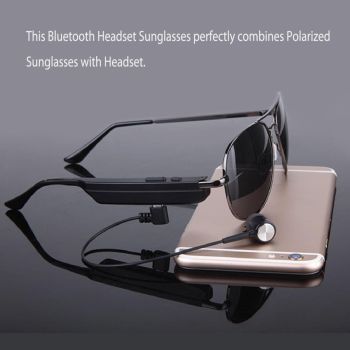 Wireless Bluetooth Sunglasses with Music Earphones and Mic