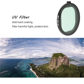 Round Housing Filter for Gopro Hero8 with Uv Lens