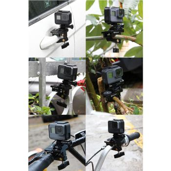 Universal Fixing Clamp for Action Cameras - Aluminium Mount