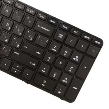 Russian Keyboard for Hp Pavilion 15 Series - Black