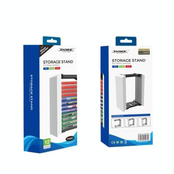 12-cd Double-layer Storage Rack for Ps5 Console Games