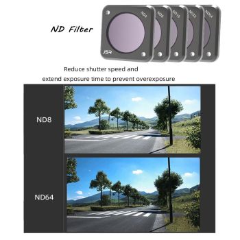 4-in-1 Action Camera Filters for Dji Action 2 - Cs Style