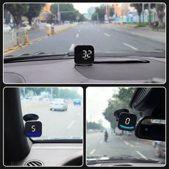 Smart Gps Hud For Car Speedometer & Alarm Reminder