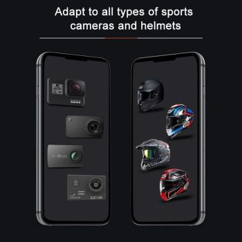 Waterproof Helmet Mount for Gopro Hero7 - Protective Case