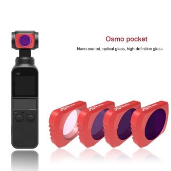 4-in-1 Hd Slim Lens Filter Set for Dji Pocket - Nd8 Nd16 Cpl Nd32 & Nd64