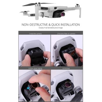 Enhance your Dji Mavic Mini / Mini 2 Drone with Mm Lens Filter