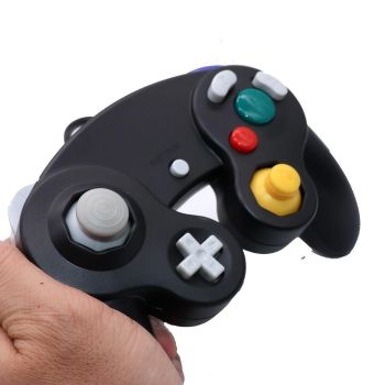 2-pack Wired Vibrating Game Controller for Nintendo Ngc / Wii - Silver