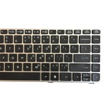 Silver Frame us Keyboard for Hp Elitebook & Probook