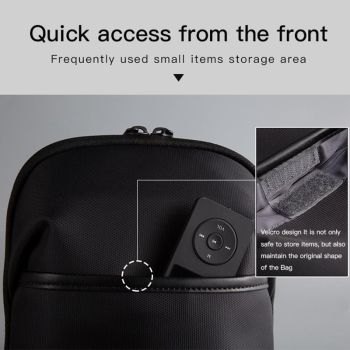 Water Repellent Business Chest Bag Multi Functional & Wear Resistant