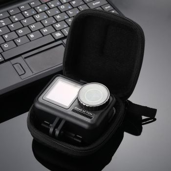 Compact Carbon Fiber Camera Storage Bag for Dji Action Gopro Mijia and More