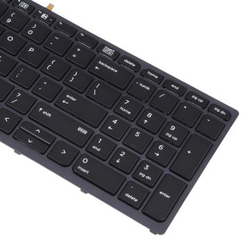 Hp Zbook 15 / 17 G3 us Keyboard with Backlight and Pointing - Black