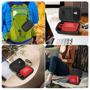 Portable Hard Shell Case for Jbl Go3 Speaker - Ideal for Outdoor Travel