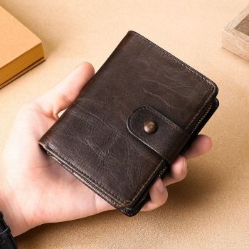 Leather Rfid Wallet - Multi-functional