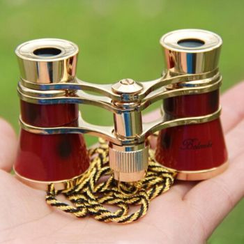 Gold Plated Classical Mirror Telescope - 3x25 Belt