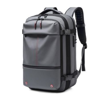 19 Inch Expandable Short Trip Luggage Bag For Men - Black