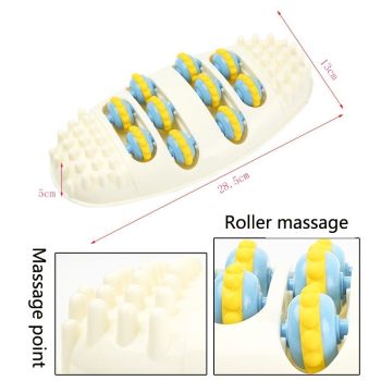 Stimulating Foot Massager Kneading Acupuncture Roller White