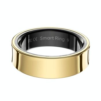 Smart Ring With Heart Rate Oxygen & Sleep Monitoring Size 13 - Black