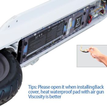 Waterproof Foot Pad for Xiaomi M365 1s Electric Scooter - Black