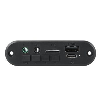 3.7V Bluetooth Mic For Recording Calls Black