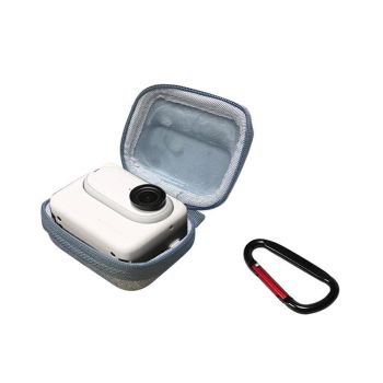 Portable Insta360 Go 3 Mini Body Bag with Carabiner - Black