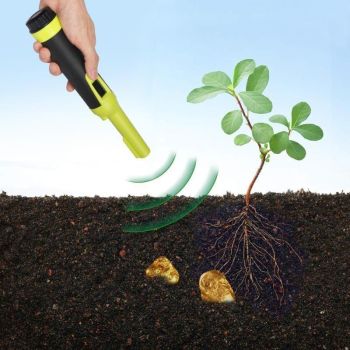 Waterproof Handheld Metal Detector with Lcd Display - Orange