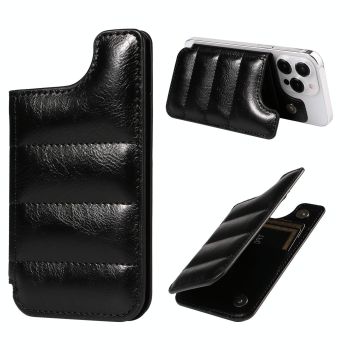 Vintage Cow Print Sewing Card Phone Sticker - Brown