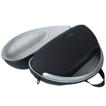 Outdoor Portable Speaker Protection Bag for Harman Kardon Go & Play3 - Black Grey