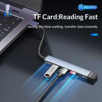Usb 3.0 + 2.0 Hub Adapter Space Gray