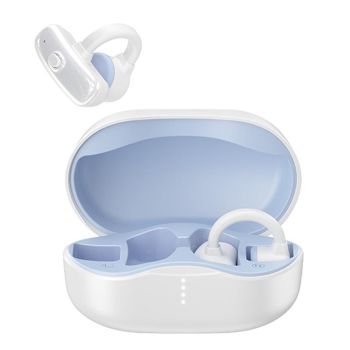 Wireless Bone Conduction Earphones - Openbuds Clip-on for Sports - Black