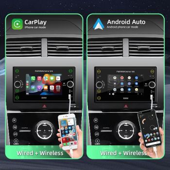 Android 12 Car Gps Navigation Player 1Gb + 32Gb Carplay / Android Auto / Mirrorlink / Wifi