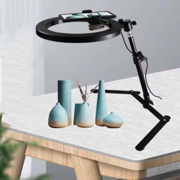 Live Beautifying Led Light Set with Overhead Shooting Bracket and Stand