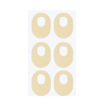Latex Callus Protection Sticker Anti-Wear - Pink Elliptical