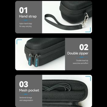 Portable Carrying Bag For Dji Osmo Pocket 3 Camera Black