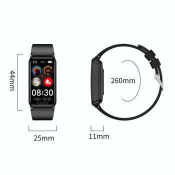 Uric Acid Blood Lipids And Heart Rate Tracker - Black