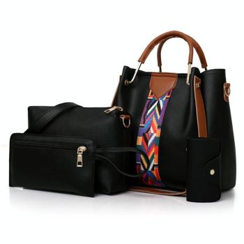 Versatile 4-in-1 Messenger Bag for Women - Fashionable & Spacious - White