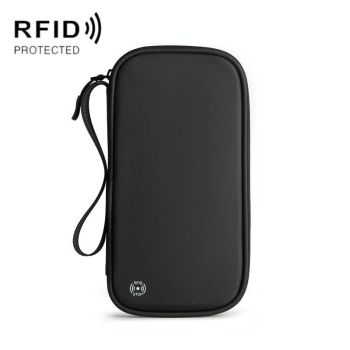 Rfid Travel Passport & Card Holder - Secure - Gem Blue