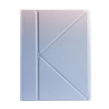 Bluetooth Keyboard Leather Case For Ipad 9.7 - Triangle Holder & Pen Slot - Black Diamond Pattern