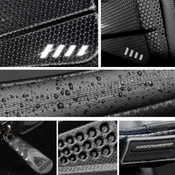 1.2L Multifunctional Bike Front Bag Black