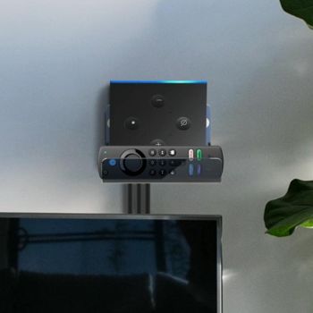 Wall Mount for Amazon Fire Tv - Half-transparent Tea Black