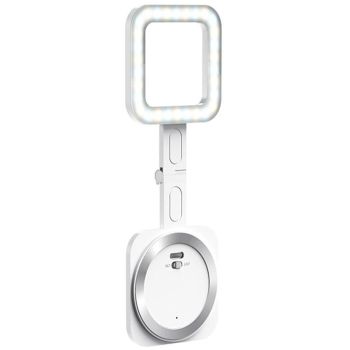Portable Magnetic Selfie Light for Live Streaming and Skin Beauty - Black