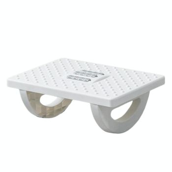 Under Desk Footrest Ergonomic Step Stool For Office Comfort - Black