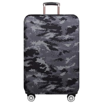 Protective Dustproof Cover for Travel Trolley Suitcase - Small Size - Camouflage 1