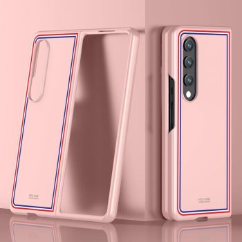 For Samsung Galaxy Z Fold4 5G Frosted Skin Case - Slim & Stylish - Black Color Bar