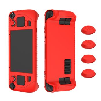Silicone Game Controller Cover with 4 Key Caps - Protective - Black