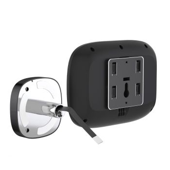 Wireless Video Doorbell With 4.3 Colour Screen And Wifi - Black